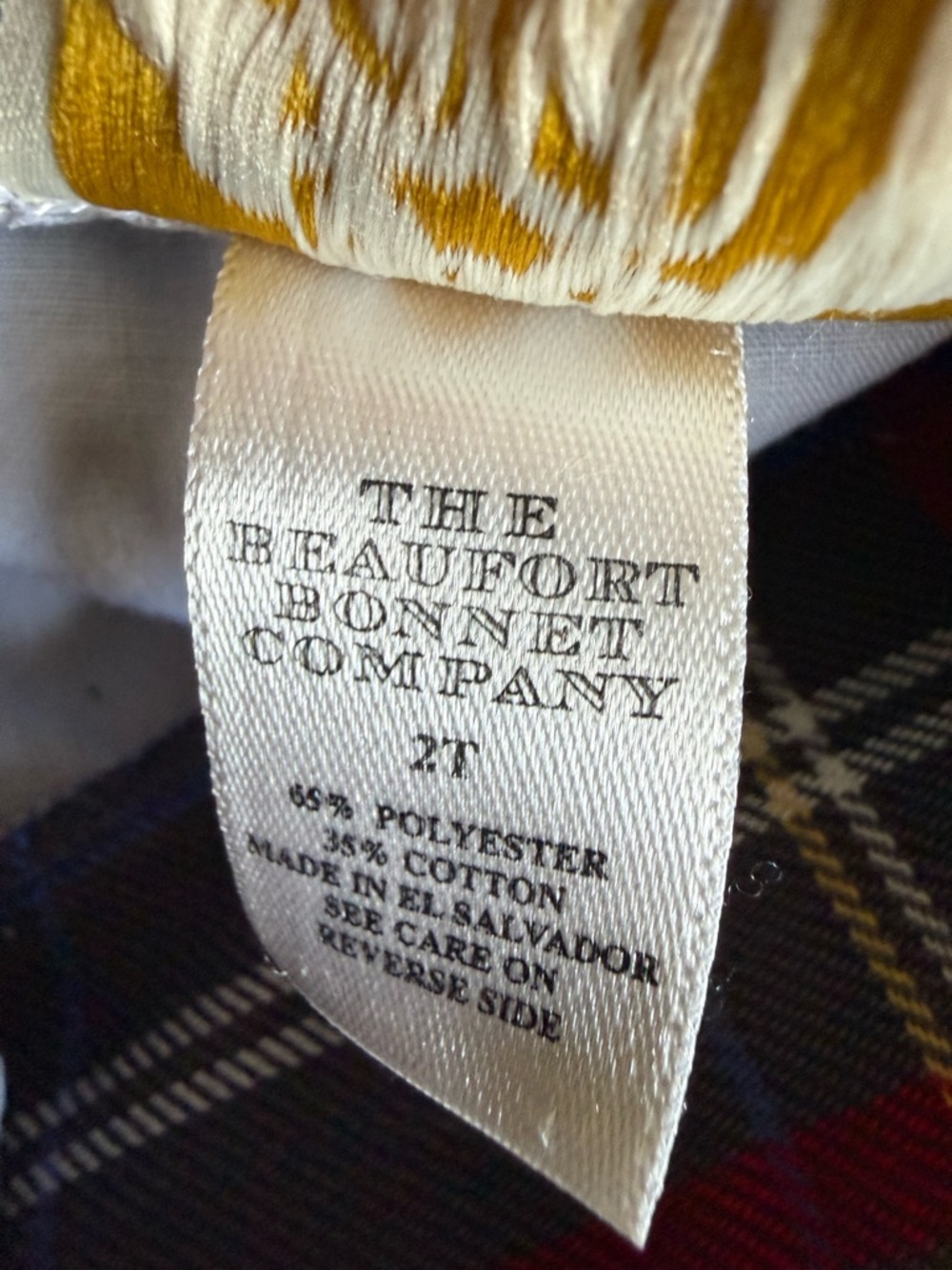 The Beaufort Bonnet Company Plaid Shorts 2T Girls Holiday Tartan High Waist - Picture 4 of 4
